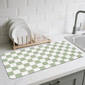 CooRug Checkered Dish Drying Mat by CooRug