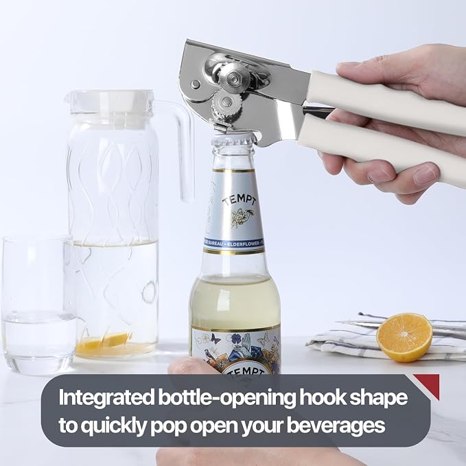 Commercial Can Opener, UHIYEE Hand Crank Can Opener Manual Heavy Duty - Image 5