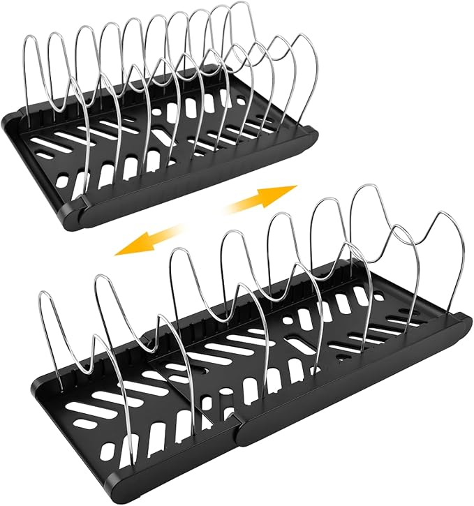 Expandable Pot and Pan Organizer Rack by Unknown