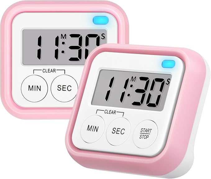 Timer, Kitchen Timers for Cooking Classroom Timer for Kids Teachers Magnetic by AOUVES