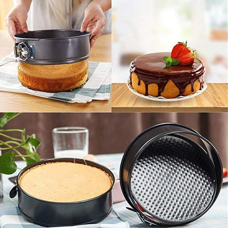 Springform Heart shaped Cake pans Round Squar Non-stick Cheesecake