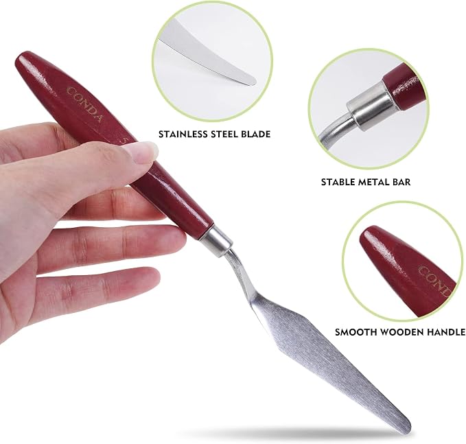 CONDA 5 Pcs Palette Knife Painting - Image 5