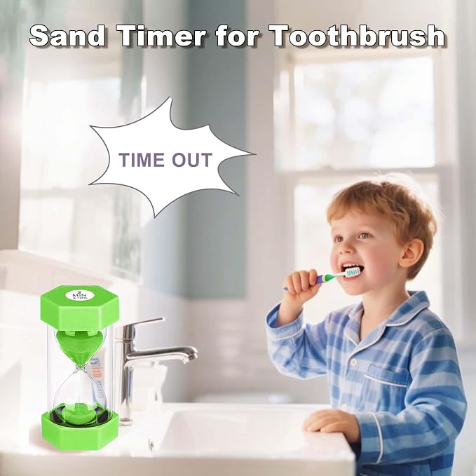 Hourglass 45 Minute Sand Timer, Colorful Hour Glass Sandglass - Image 2