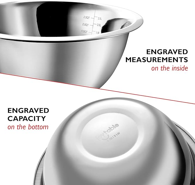 EATEX Stainless Steel Mixing Bowls - Image 5