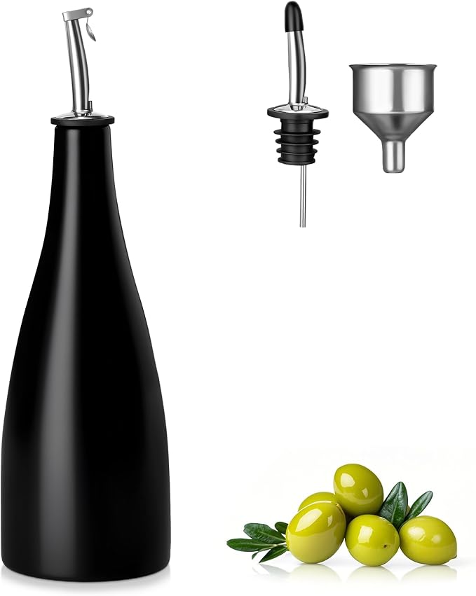 vancasso 16 Oz Ceramic Olive Oil Dispenser Bottle, Bottle Dispenser by vancasso