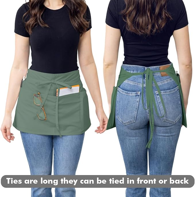 Dreamology Waist Apron with Pockets, Aprons - Image 4