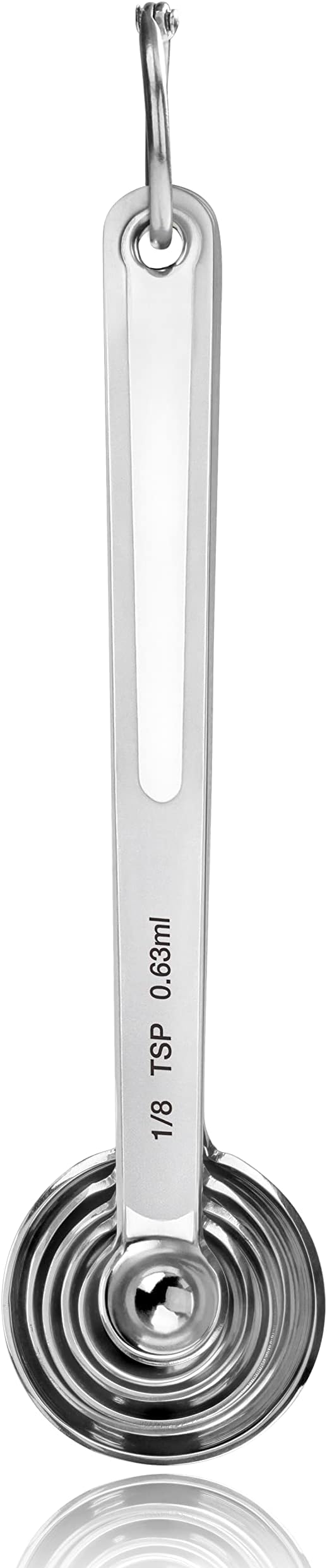 New Star Foodservice 43112 Stainless Steel 18/8 Measuring Spoons - Image 3