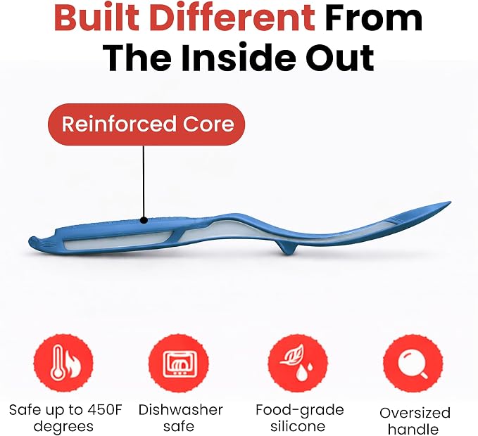 Silicone Spoon Spatula for Cooking - Image 2