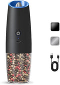 Rechargeable Electric Salt And Pepper Grinder Set, Automatic Gravity Electric by KIARYUOLL