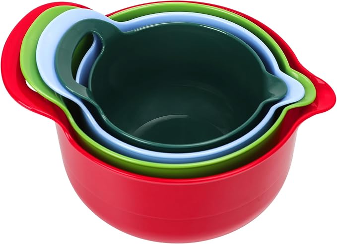 BoxedHome 4 Pack Nesting Mixing Bowl Christmas Set - Image 4