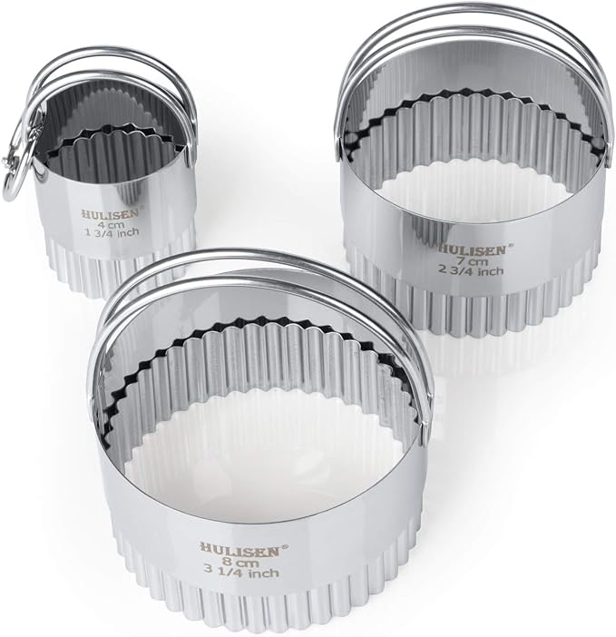 HULISEN Biscuit Cutter Set, Round Cookies Cutter - Image 5