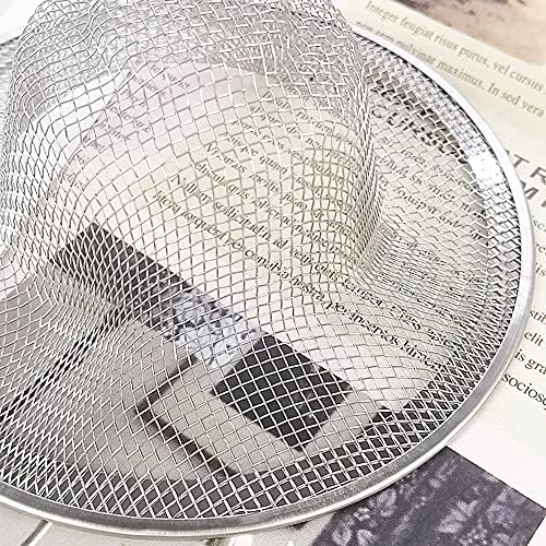 10pcs Mesh Sink Strainer, 4.5" Stainless Steel