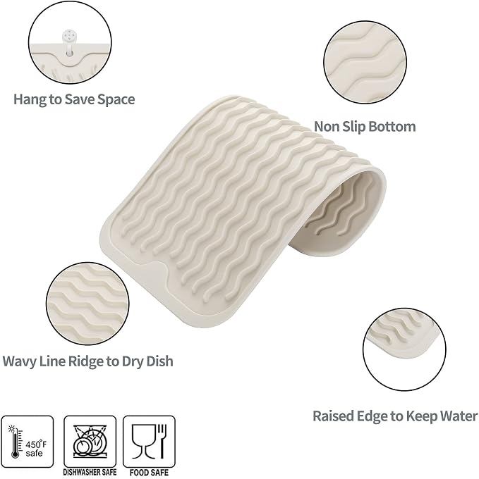 MicoYang Silicone Dish Drying Mat - Image 3