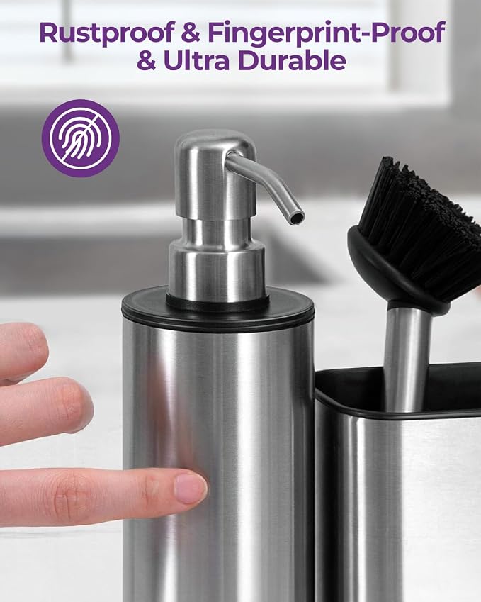 ODesign Kitchen Soap Dispenser Set - 3 in 1 - Image 6