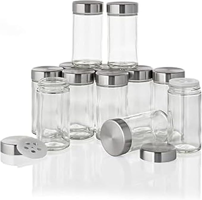 Kamenstein Clear Reusable 3 Oz Jars by Kamenstein
