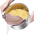 Large AUOON Clip on Strainer for All Pots and Pans by AUOON