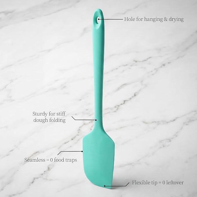 600ºF Heat Resistant Spatula, 11.34 inch High Heat Food Safe Semless Kitchen - Image 9