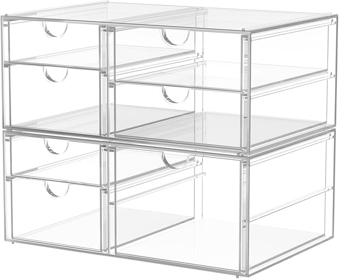 caktraie 2 Pack Desk Organizers, Makeup Organizer Storage - Image 8