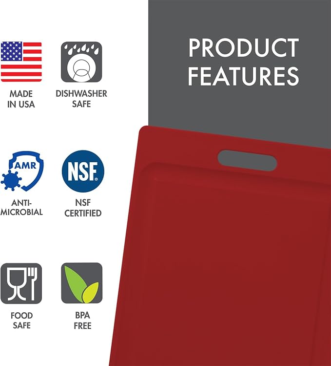 Dexas NSF Certified Polysafe Cutting Board - Image 3