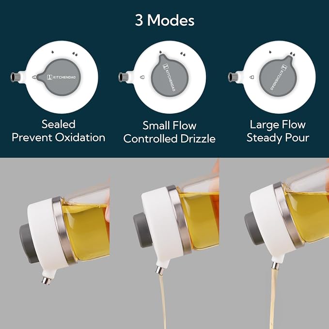 KITCHENDAO Precision Pour Glass Oil Dispenser - Image 2