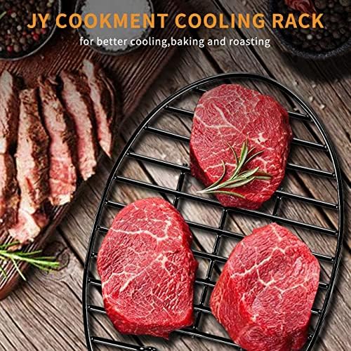 Roasting Rack with Integrated Feet, Cooling Drying Rack Enameled
