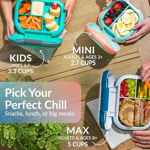 Bentgo Chill Mini Leak-Proof 3 or 4 Compartment Lunch Box