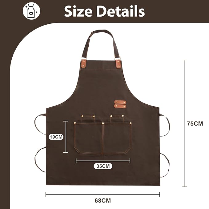 Apron for Men Women, Chef Apron - Image 2