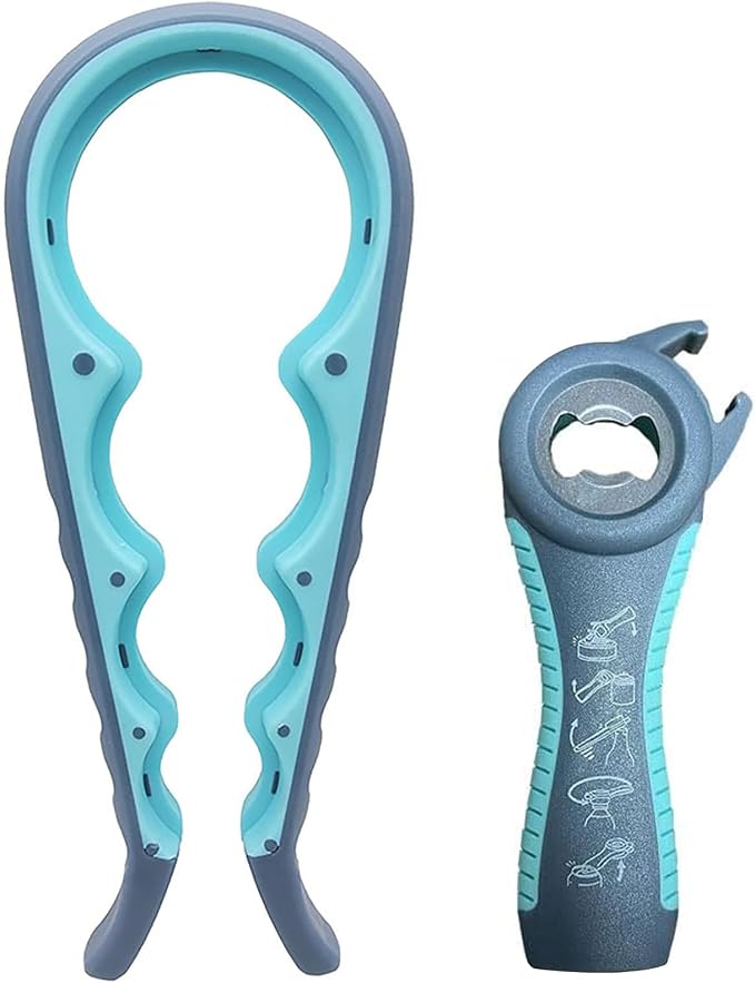 Jar Opener for Seniors with Arthritis, Jar Opener for Weak Hands, 5-in-1 Bottle by GZLT