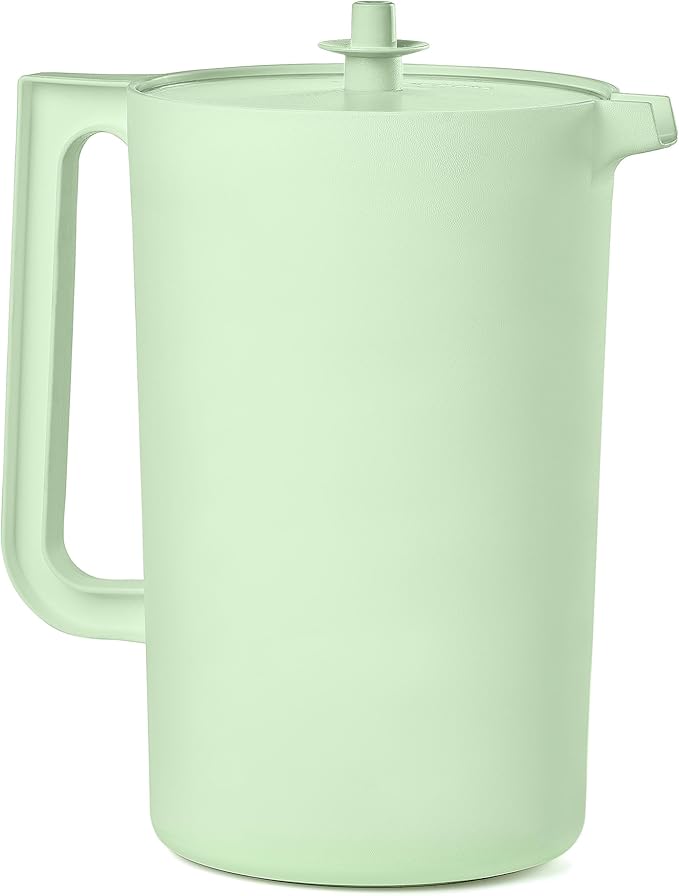 Tupperware Heritage 1 Gallon Pitcher in Mint, Dishwasher Safe and BPA Free by Tupperware