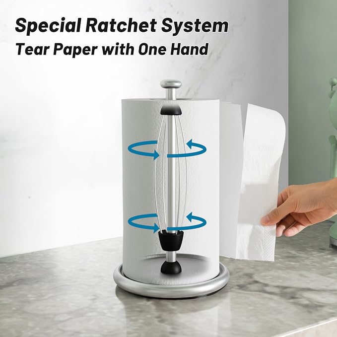 VEHHE Simply Tear Paper Towel Holder Countertop - Image 2