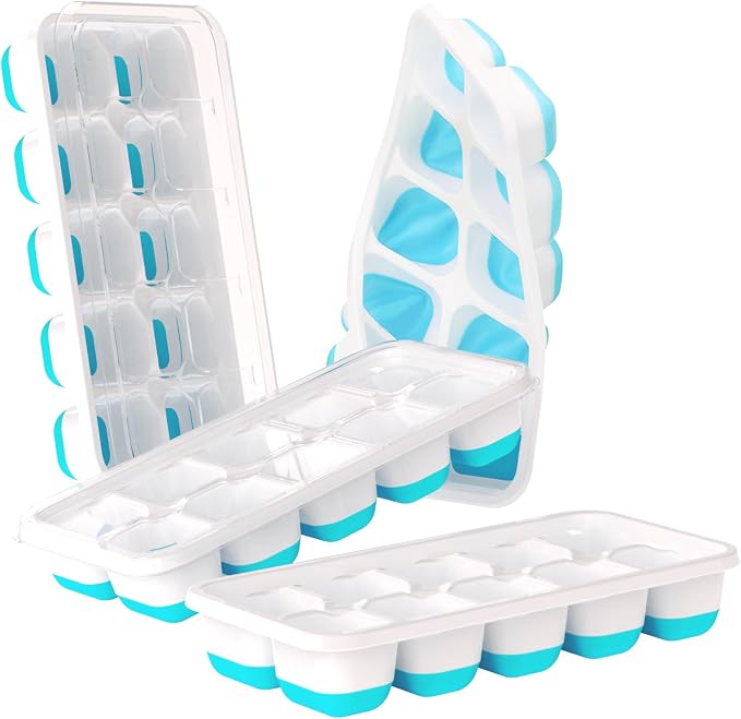 DOQAUS Ice Cube Tray with Lids by DOQAUS
