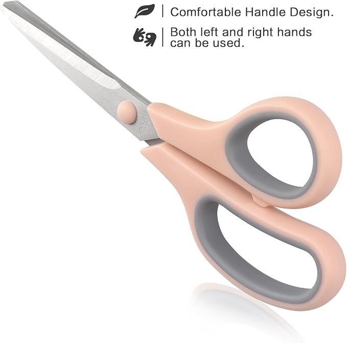 Scissors 8.5 Inch scissors all purpose Bulk Set of 3, Scissors - Image 4