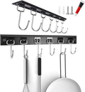Cociat 2pcs Utensil Racks with 6 Hooks 11 Inch Mug Holder Under Cabinet Kitchen by Cociat