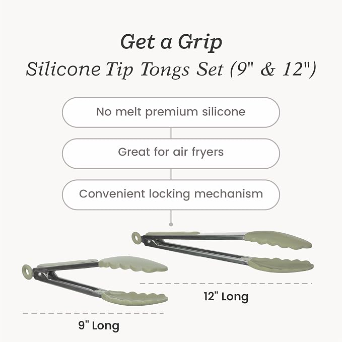Starpack 'Get a Grip' Silicone Kitchen Tongs - Image 4