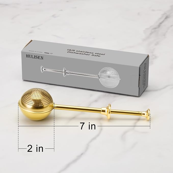 HULISEN Flour Duster for Baking, One-Handed Operation, 304 Stainless Steel - Image 6