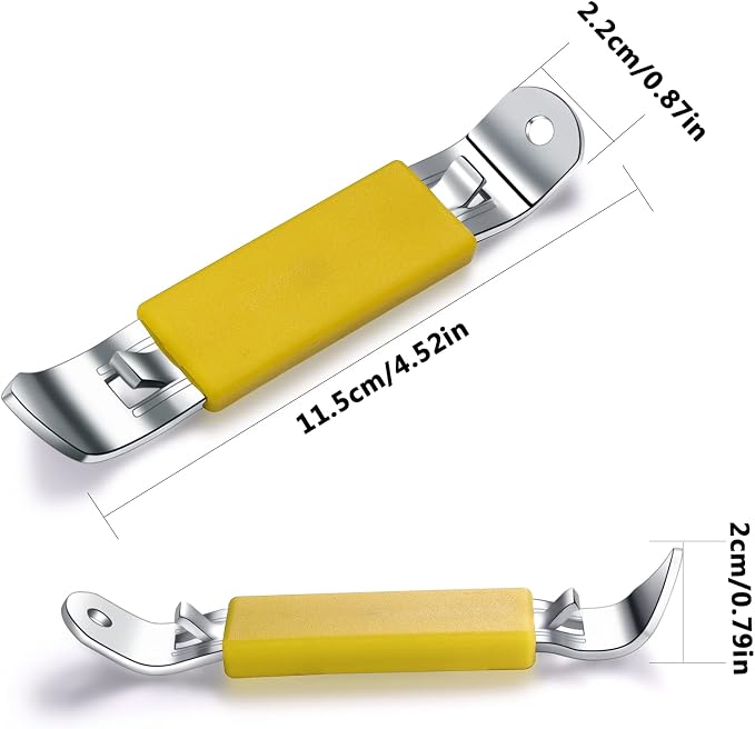 3 Pieces Magnetic Bottle Openers Can Opener Classic Beer Opener Stainless Steel - Image 3