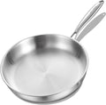 DELARLO Triply Stainless Steel Pan 8 Inch Frying pan, Induction Skillet by DELARLOCOOKWARE