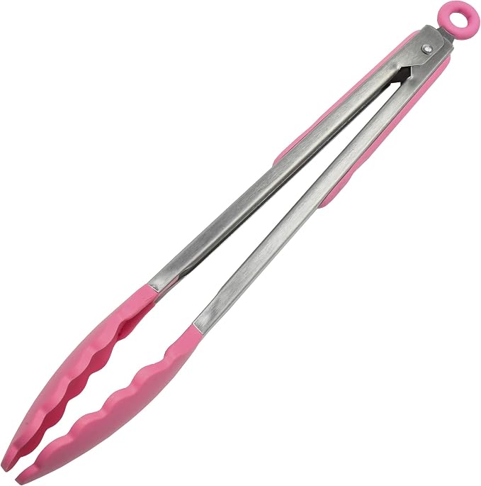Chef Craft Premium Silicone Cooking Tongs, 12 inch by ChefCraft