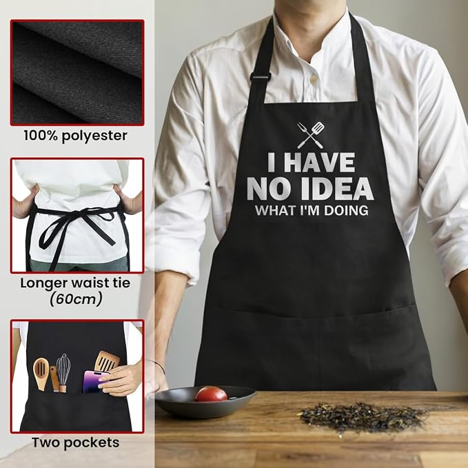 SANDJEST Funny Mens Aprons - Image 2