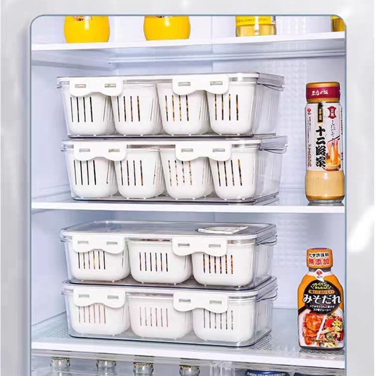 MANO Divided Snackle Box Charcuterie Container with 3 Compartment