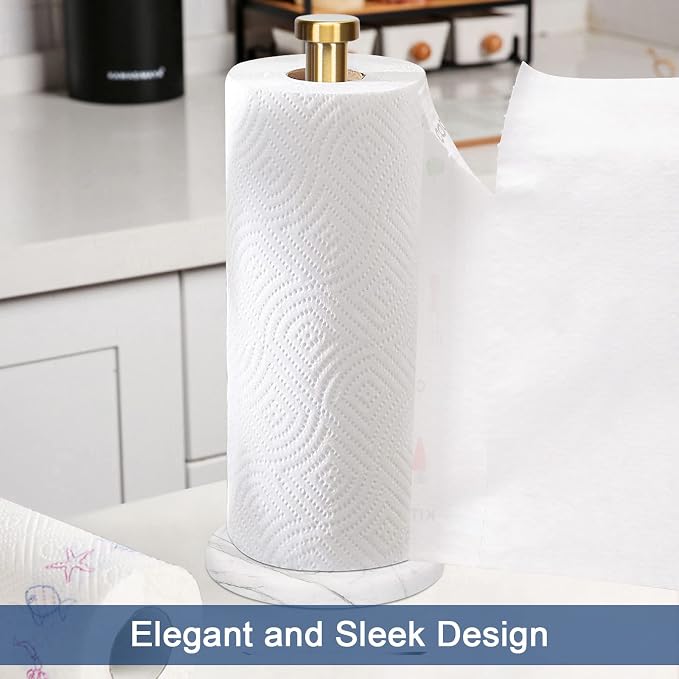 NearMoon Standing Paper Towel Holder, Kitchen Paper Towel Tissue Holder- - Image 2