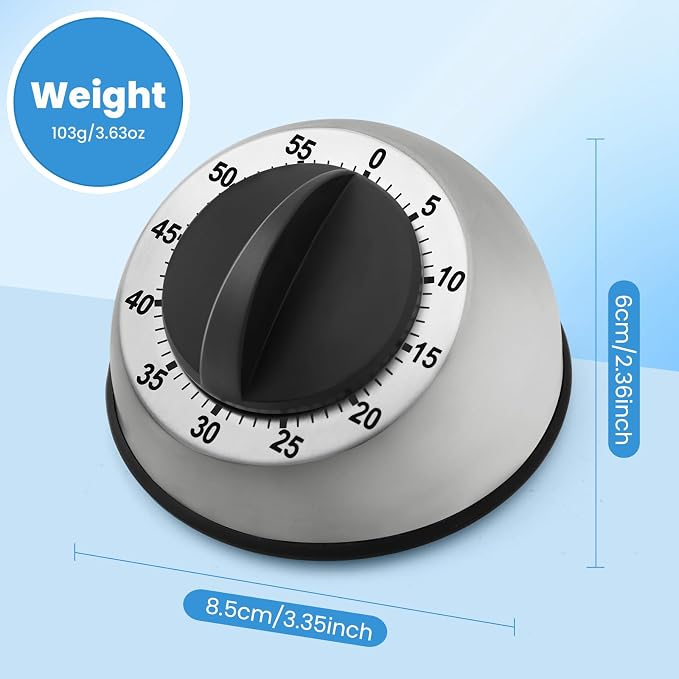 Kitchen Timer for Cooking, Chef Cooking Magnetic Timer - Image 5