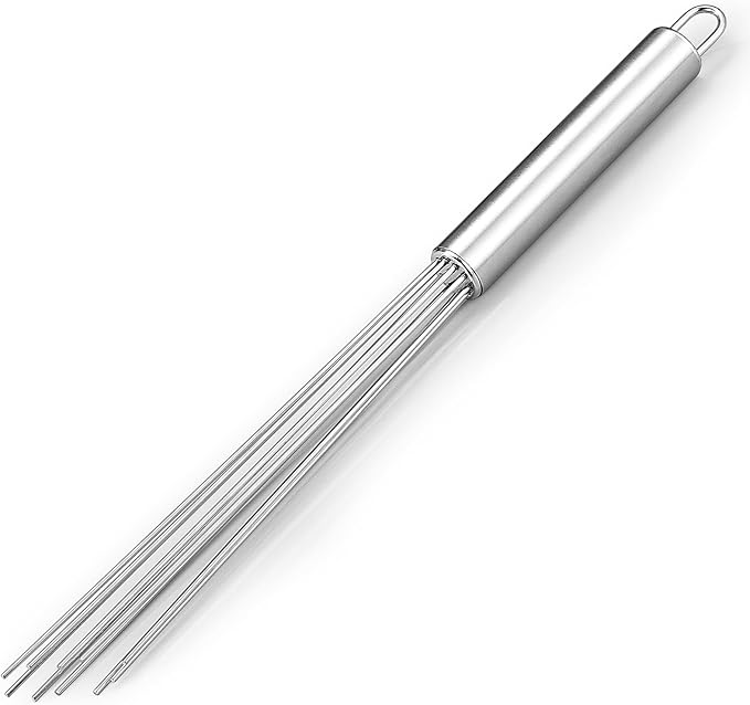 Baderke 1 Pcs Espresso Whisk 11.5 Inch Long Handle Barista Whisk 10 Needles 2 by Baderke
