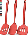 Coukre 3 Pack Silicone Spatula Set, High Heat Resistant, Fish Spatula, Solid & by Coukre
