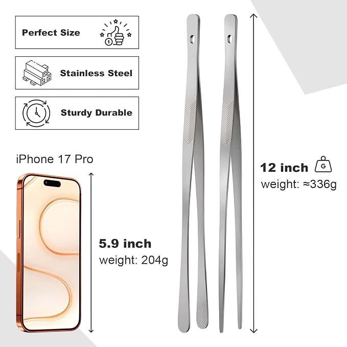 Vaincre 4PCS Kitchen Tongs Tweezers - Image 2