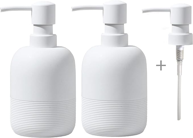 GalDal White Soap Lotion Dispenser - Image 4