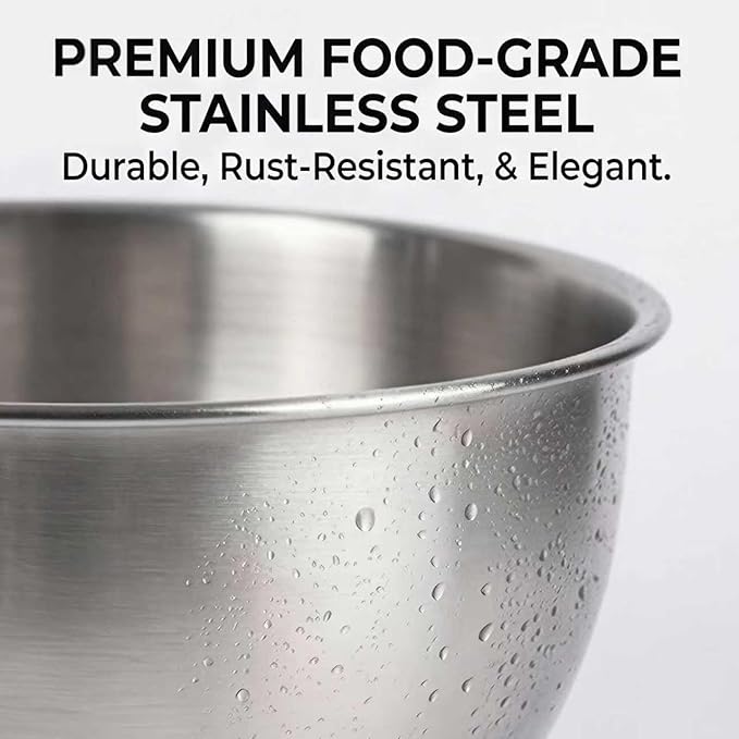 KITEISCAT Stainless Steel Mixing Bowls - Image 3
