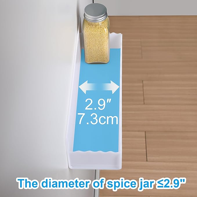 12 inch Spice Rack Wall Mounted, 4 Pack Spice Organizer Shelf - Image 4