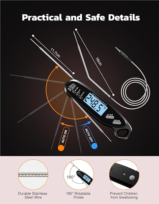 Instant Read Meat Thermometer Digital - Image 6