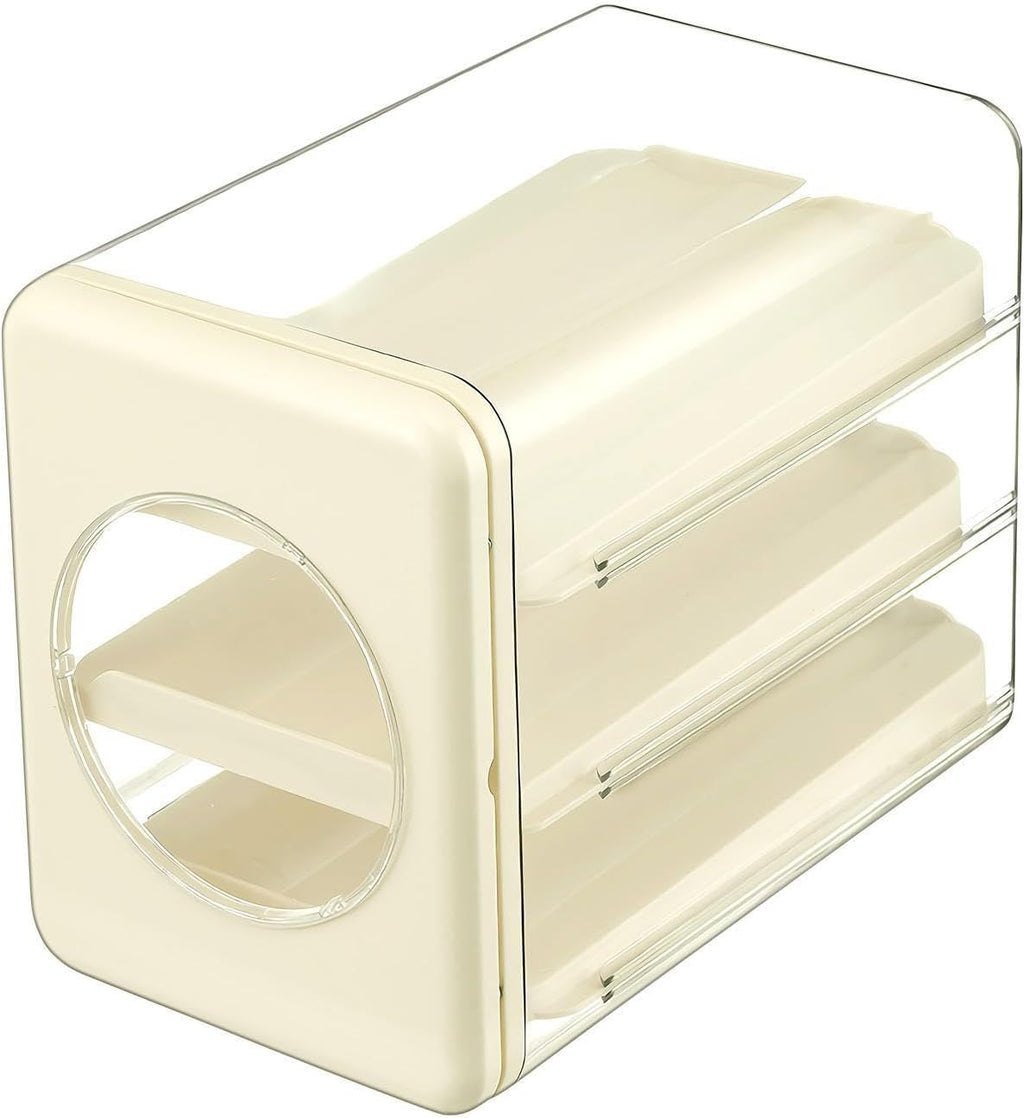 Rolling Egg Dispenser Transparent Storage - Sorter Shelf